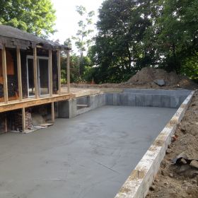 Foundation floor completed