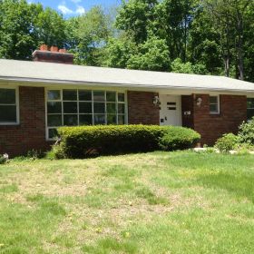 Front view of house.