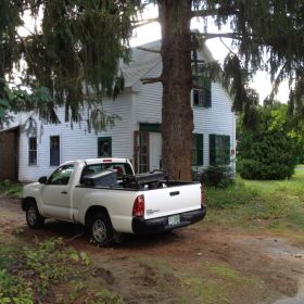 Another view of original structure to be torn down.