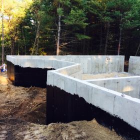 Foundation complete and backfilled