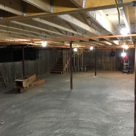 Basement view.