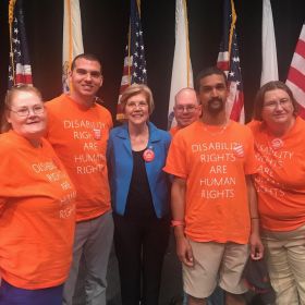 The Arc of Opportunity group with Senator Warren.