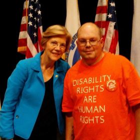 Senator Warren with Tony