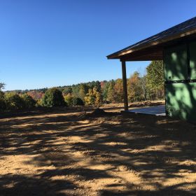 Backyard view from left side.